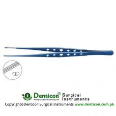 DeBakey Needle Pulling 2.0mm Atraumatic Tips, Tungsten Carbide Coated Behind the 6mm Length Atraumatic Jaw for Secure Needle Pulling action Straight,20cm Straight,20cm